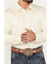 Image #3 - Scully Men's Gunfighter Embroidery Long Sleeve Snap Western Shirt - 3X, Ivory, hi-res