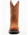 Shyanne Women's 11" Pull On Western Work Boots - Composite Toe, Brown, hi-res