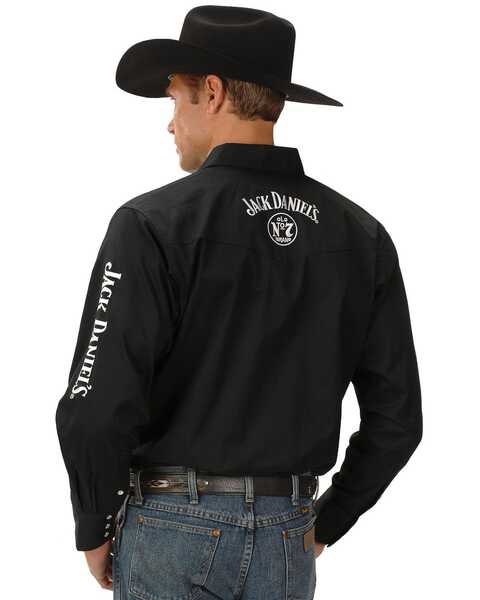 Image #3 - Jack Daniel's Men's Logo Rodeo Long Sleeve Western Shirt, , hi-res