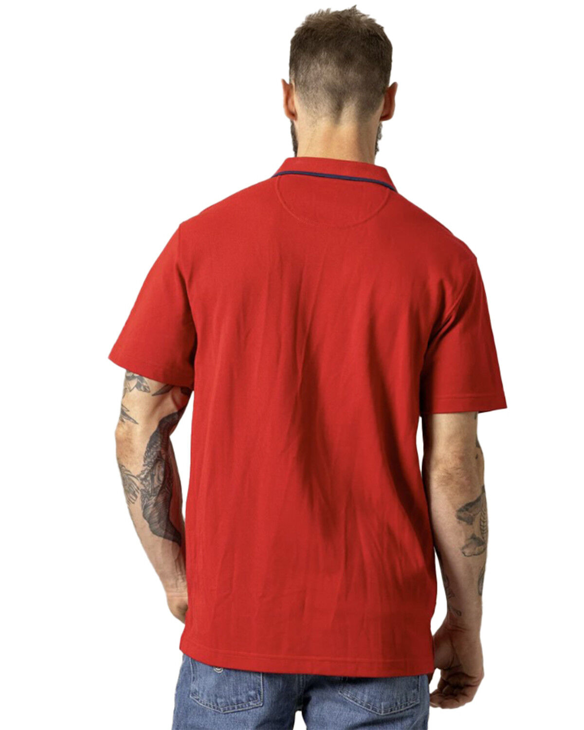 Image #5 - Kimes Ranch Men's El Capitan Short Sleeve Button-Down Polo Shirt, Red, hi-res