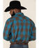 Image #5 - Rough Stock By Panhandle Men's Menlo Ombre Plaid Long Sleeve Western Shirt, , hi-res