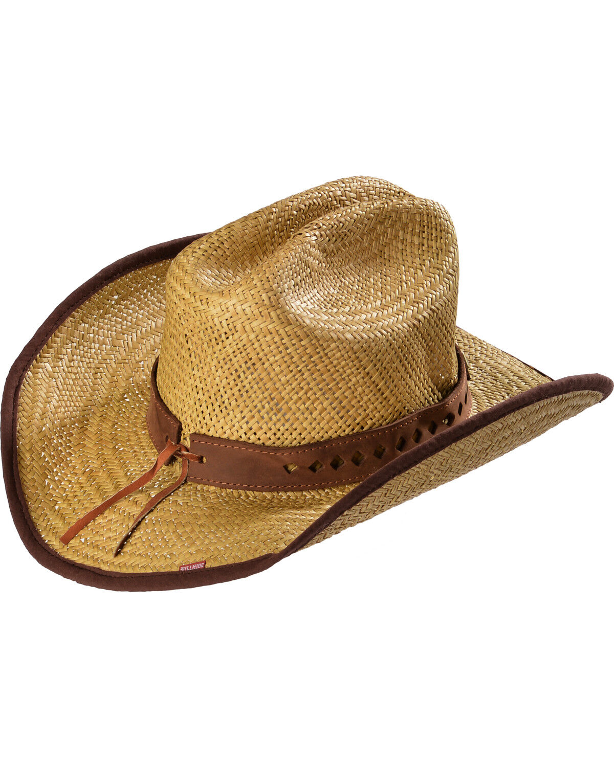 Image #3 - Bullhide Kids' Brave Metal Bull Straw Western Hat, Tan, hi-res