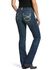 Image #2 - Ariat Women's Ivy Dresden Straight Leg Jeans, Blue, hi-res