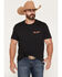 Image #2 - Wrangler Men's American Original Short Sleeve Graphic T-Shirt, Black, hi-res