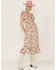 Heartloom Women's Wildflower Edina Midii Dress, Orange, hi-res