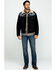 Image #6 - Scully Men's Boar Suede Southwestern Yolk Jean Jacket, Black, hi-res