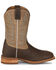Image #2 - Justin Men's Outlaw Rustle Performance Western Boots - Broad Square Toe, Brown, hi-res