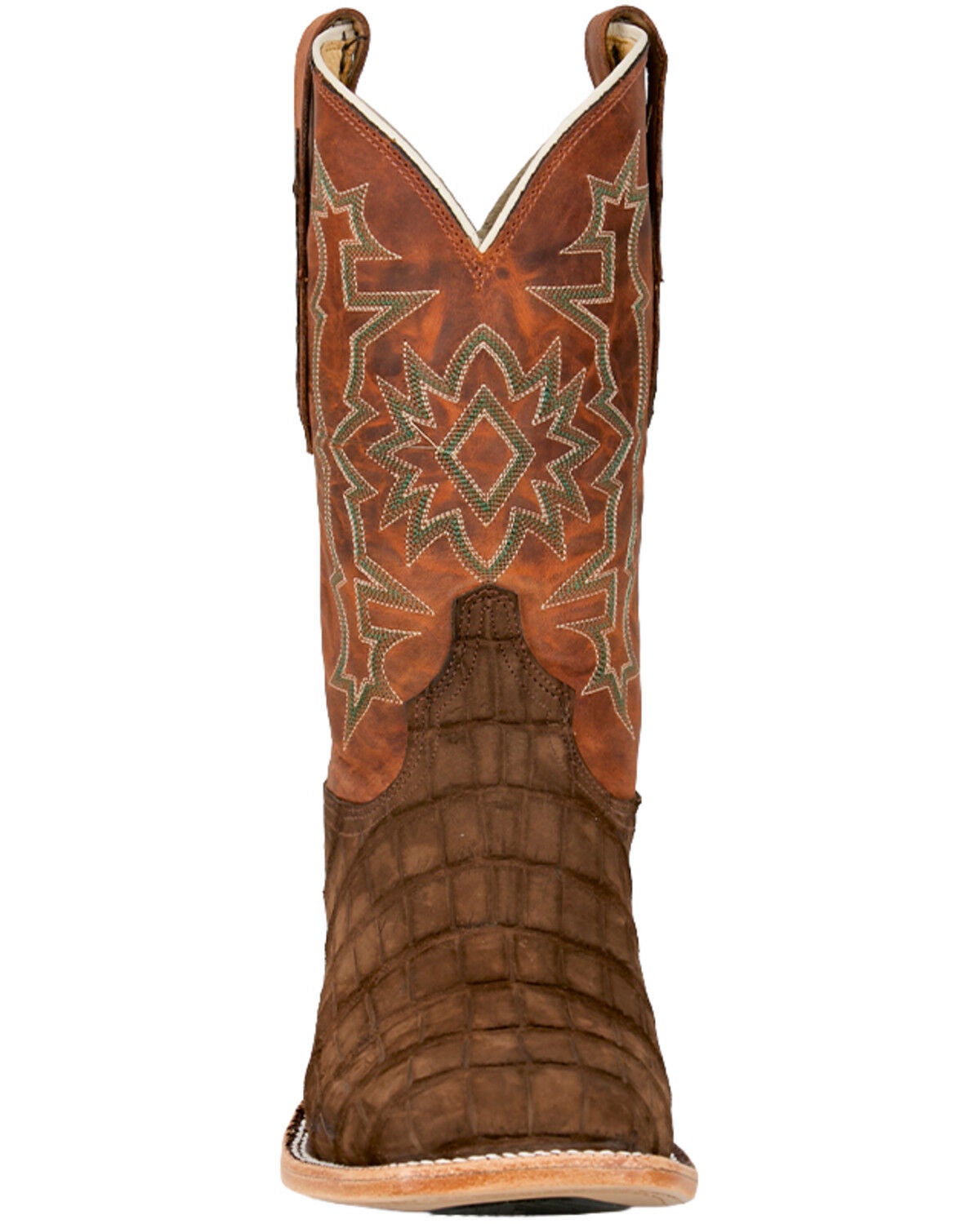 Image #4 - Tony Lama Men's Heritage Miguel Exotic Alligator Western Boots - Broad Square Toe, Brown, hi-res