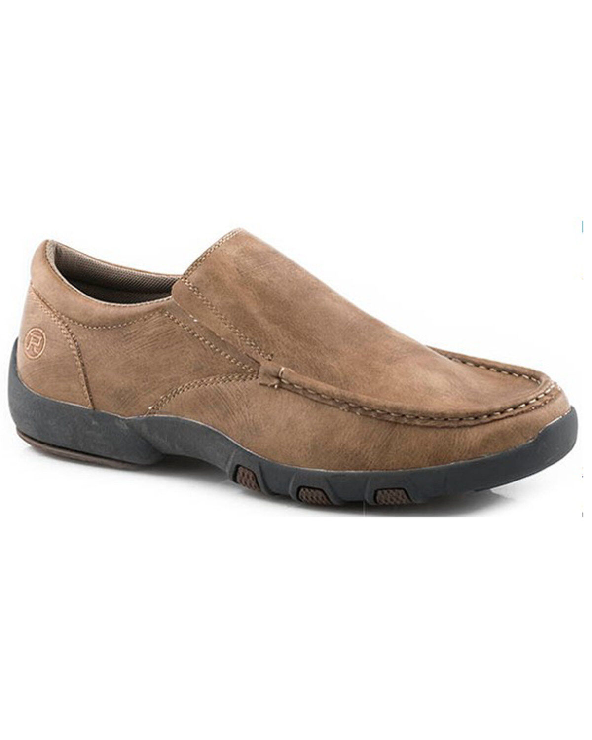 Mens slip on western shoes clearance