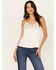 Image #1 - Shyanne Women's Lace Satin Cami, Cream, hi-res