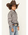 Image #2 - Cowboy Hardware Boys' Skull Scatter Long Sleeve Snap Stretch Western Shirt, Charcoal, hi-res