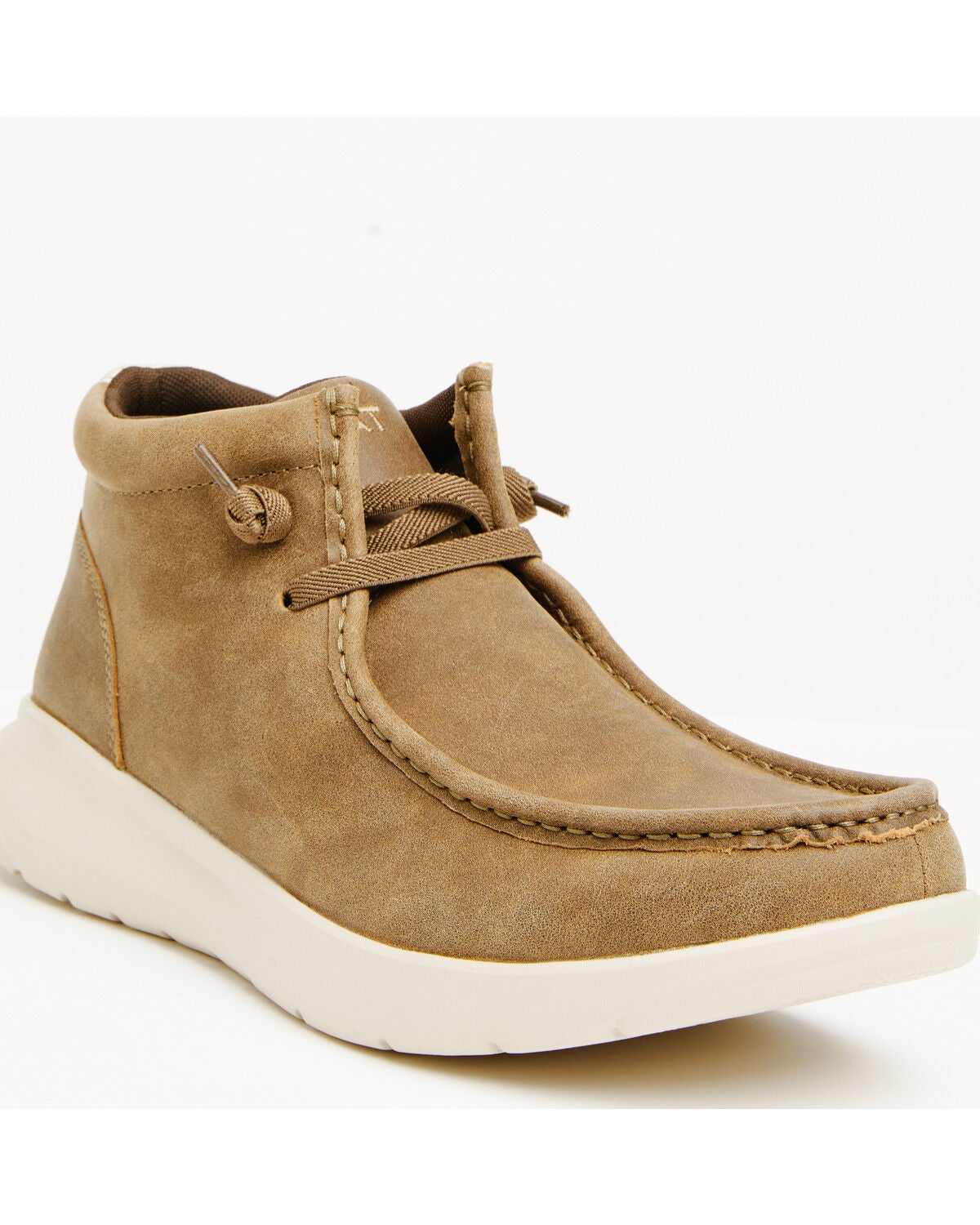 Image #1 - Ariat Men's Hilo Mid Shoes - Moc Toe, Brown, hi-res
