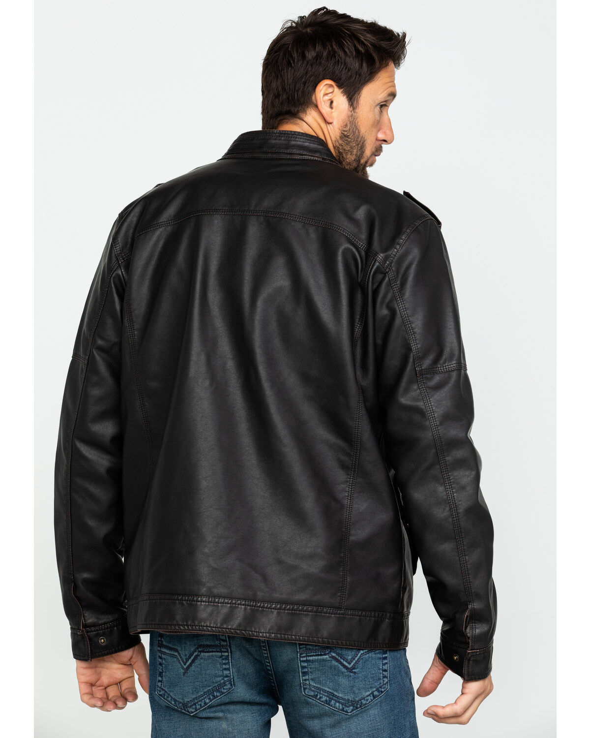 big & tall leather motorcycle jackets