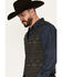 Image #2 - Moonshine Spirit Men's Regent Southwestern Print Vest, Charcoal, hi-res