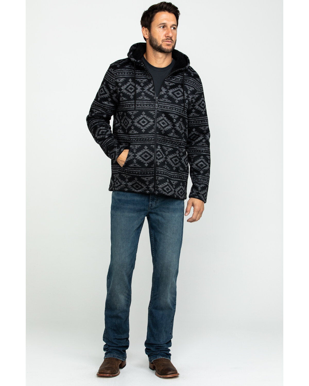 Moonshine Spirit Men's Mesa Aztec Print 