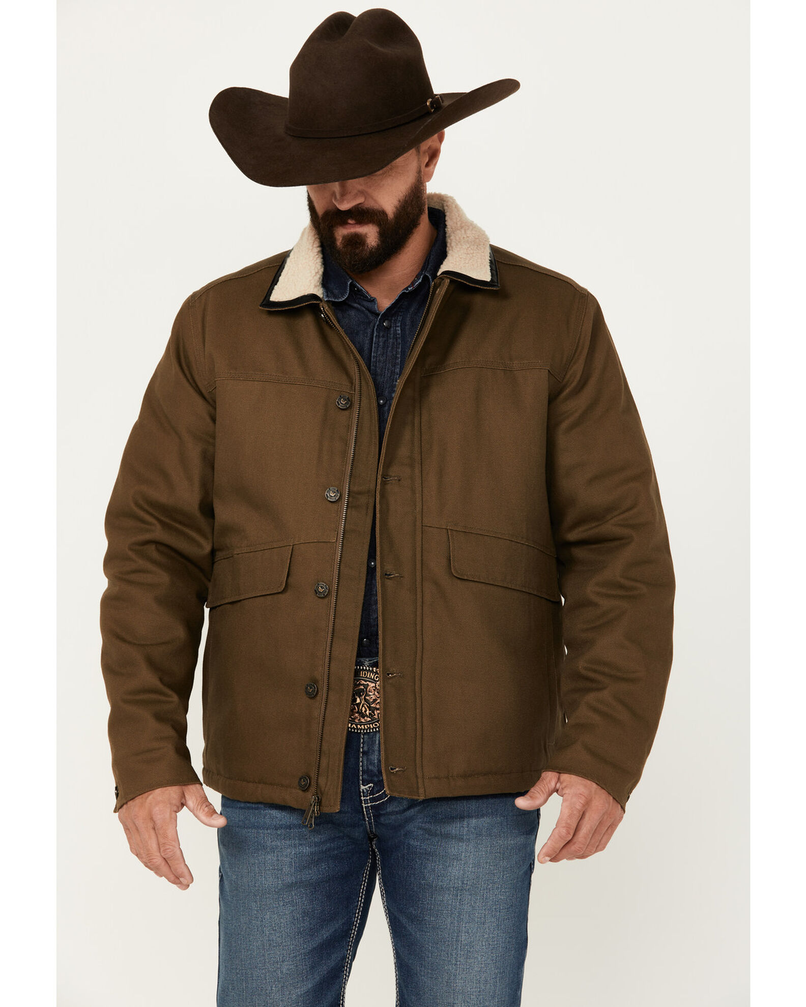 Cody James Men's Hamlin Ranch Button-Down Jacket
