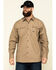 Image #1 - Ariat Men's Khaki Rebar Made Tough Durastretch Long Sleeve Work Shirt, , hi-res