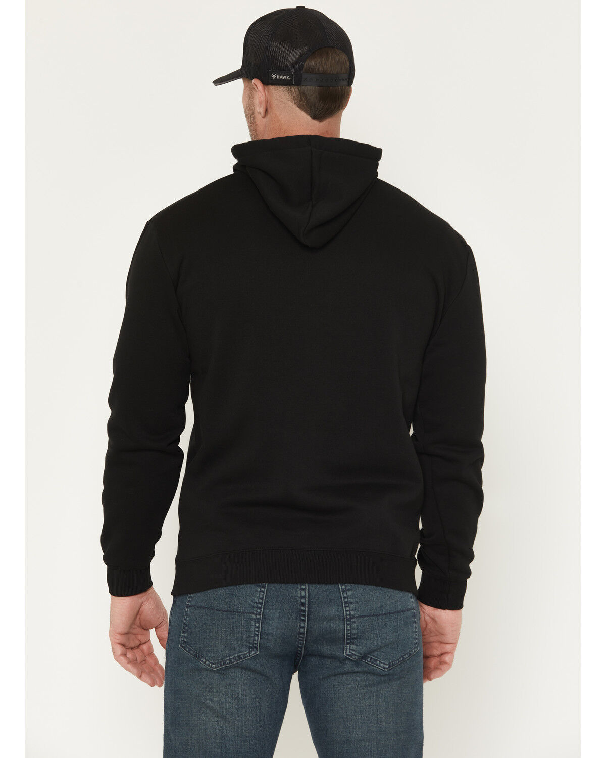 Image #4 - Buckwear Men's Camo Spartan Patriot Hooded Sweatshirt, Black, hi-res