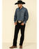 Cody James Men's Night Rider Stretch Slim Straight Jeans  , Black, hi-res