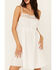 Image #3 - Beyond The Radar Women's Crochet Trim Mini Dress, White, hi-res