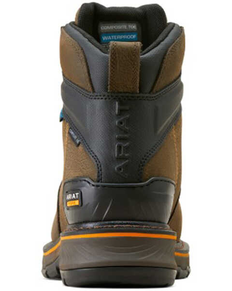 Image #3 - Ariat Men's 6" Stump Jumper BOA Waterproof Work Boots - Composite Toe, Brown, hi-res
