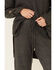 Image #4 - Free People Women's Around The Clock Jogger Sweatpants, Charcoal, hi-res