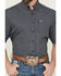 Image #3 - Cinch Men's Geo Print Short Sleeve Button-Down Performance Stretch Western Shirt, Navy, hi-res
