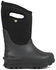 Image #2 - Bogs Boys' Neo Classsic Black Outdoor Boots - Round Toe, Black, hi-res