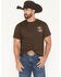 Image #2 - Cowboy Hardware Men's Hold My Beer Short Sleeve Graphic T-Shirt, Dark Brown, hi-res