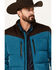 Image #2 - RANK 45® Men's Color Block Puffer Jacket, Medium Blue, hi-res