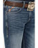 Image #2 - Ariat Men's M7 Griffin Slim Straight Brighton Jeans, Dark Medium Wash, hi-res