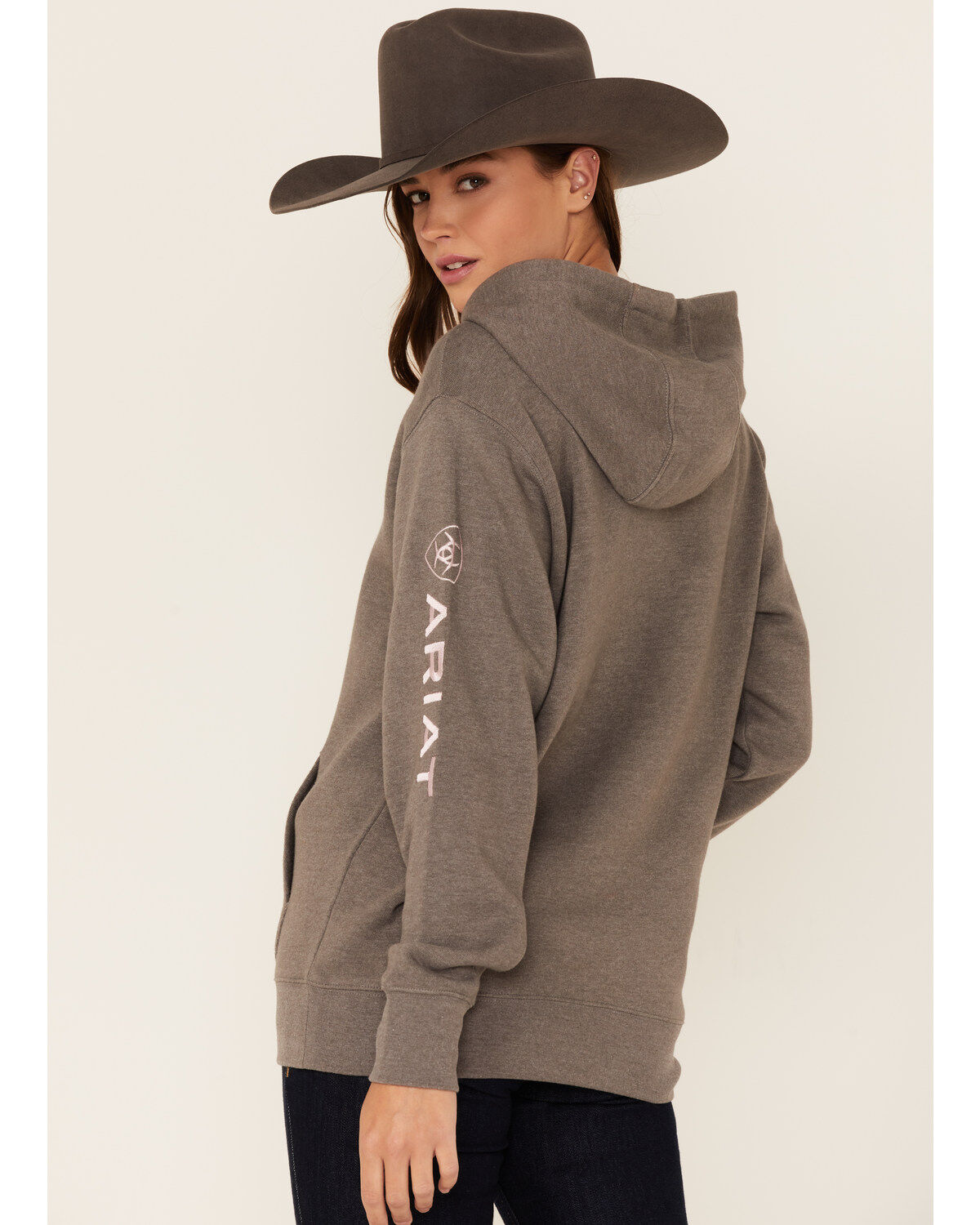Image #3 - Ariat Women's Boot Barn Exclusive Logo Hoodie, , hi-res