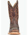 Image #3 - Double H Men's 11" Bowie USA Roper Performance Western Boots - Broad Square Toe, Brown, hi-res