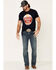 Brew City Beer Gear Men's Navy Coors Oval Graphic T-Shirt , Navy, hi-res