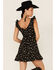 Maggie Sweet Women's Paula Floral Print Sleeveless Mini Dress, Black, hi-res