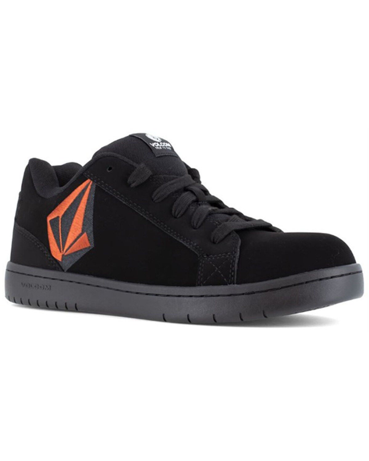 Volcom Men's Skate Inspired Work Shoes - Composite Toe, Black, hi-res