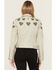 Image #1 - Mauritius Leather Women's Reo Heart Leather Moto Jacket, Off White, hi-res