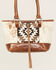 Image #1 - Shyanne Women's Saratoga Hair-on Tote , Brown, hi-res