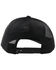 Image #2 - Hooey Men's O Classic Embroidered Logo Trucker Cap, Black, hi-res