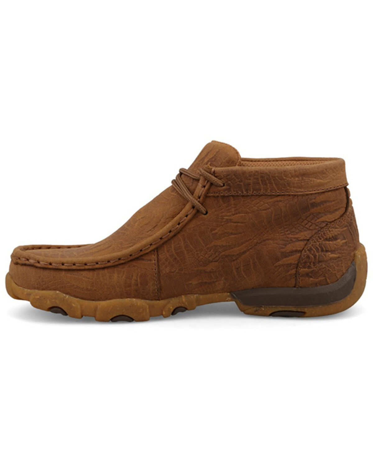 Image #2 - Twisted X Boys' Chukka Driving Mocs, Chestnut, hi-res