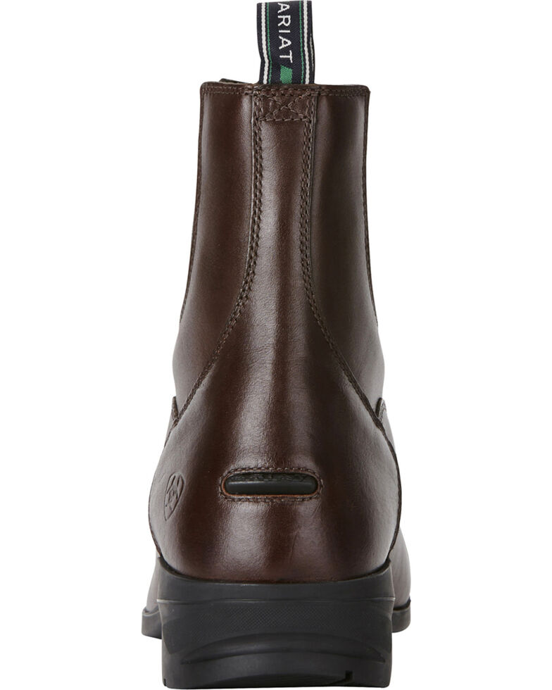 Ariat Men S Brown Heritage Iv Zip Paddock Boots Round Toe Boot Barn