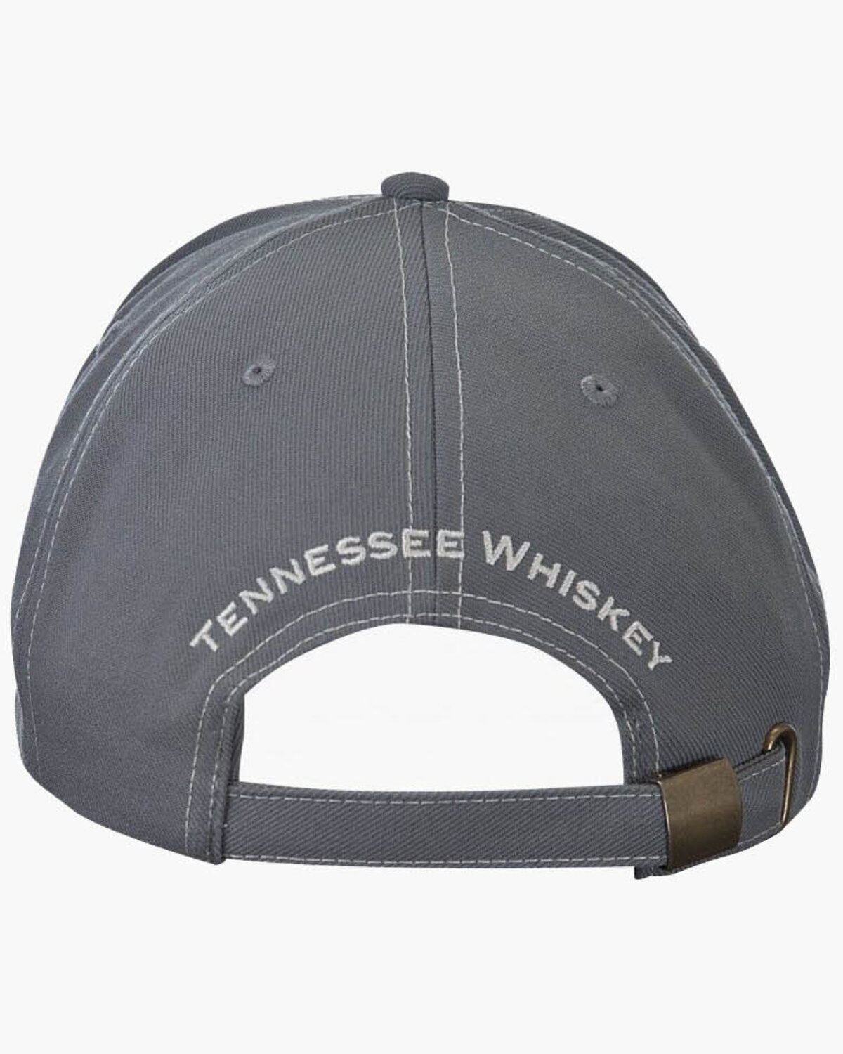 Image #2 - Jack Daniels Men's Structured Logo Ball Cap, Grey, hi-res