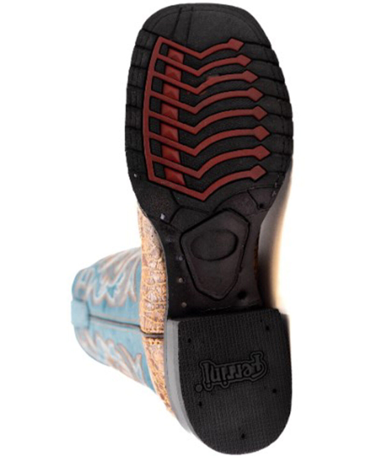 Image #7 - Ferrini Men's Kai Performance Western Boots - Broad Square Toe, Brown, hi-res