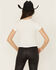 Image #4 - Wonderwest Women's Faceless Cowgirl Short Sleeve Baby Rib Tee, White, hi-res
