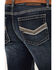 Image #4 - Cody James Men's Moonbeam Dark Wash Slim Straight Stretch Denim Jeans, Dark Wash, hi-res