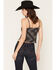 Image #4 - Idyllwind Women's Cowl Neck Cropped Tank, Black, hi-res