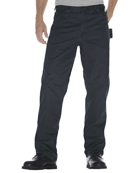 Dickies Men's Relaxed Fit Sanded Duck Carpenter Jeans, Slate, hi-res