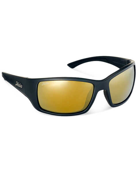 Hobie Men's Everglades Satin Black Frame Polarized Sunglasses  , Black, hi-res