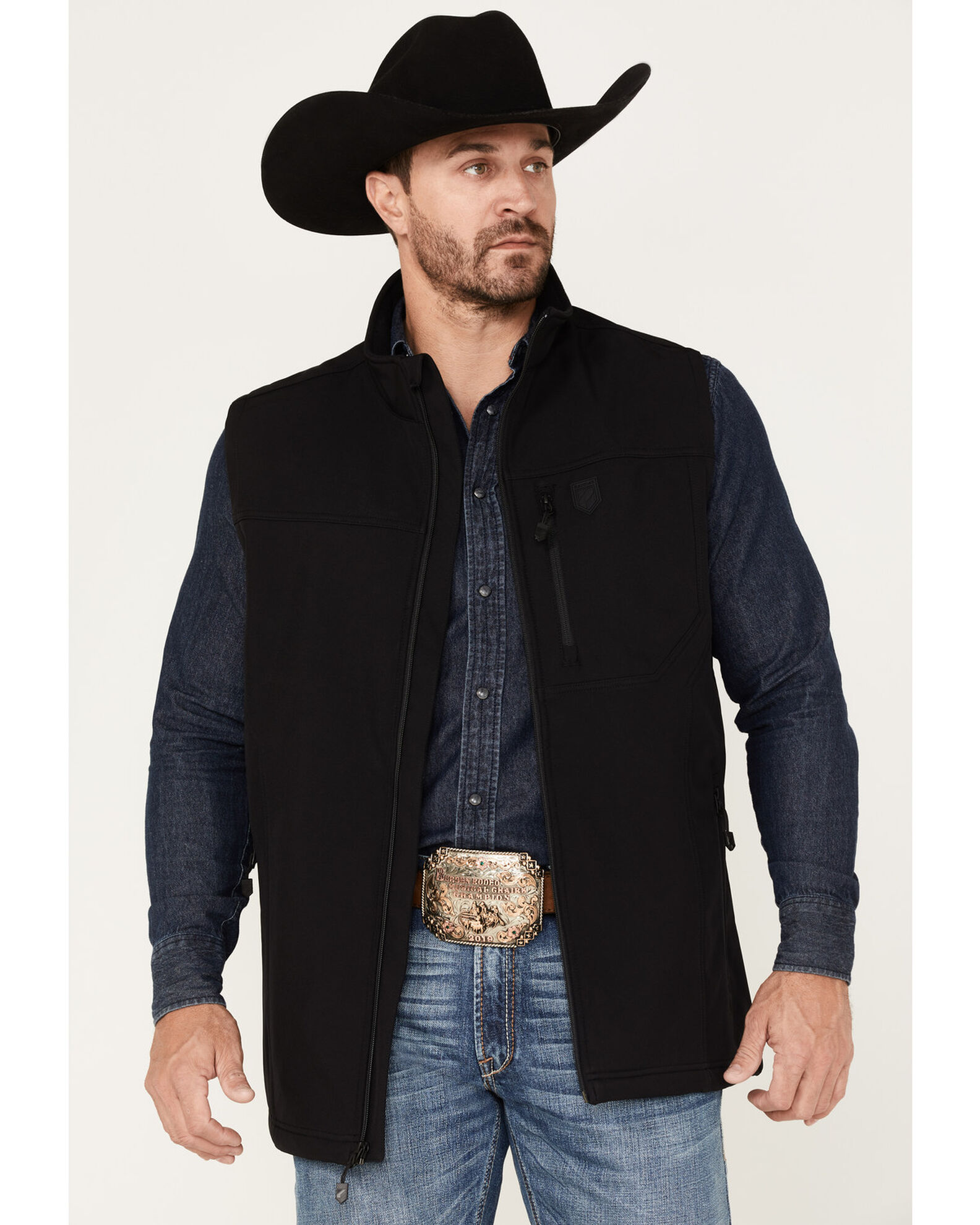 Mens store softshell vest