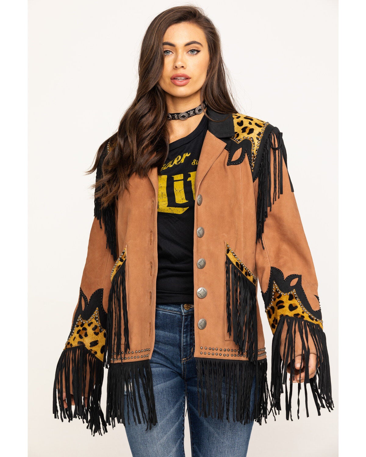 Image #1 - Double D Ranch Women's Saddle Texas Two Step Jacket, , hi-res